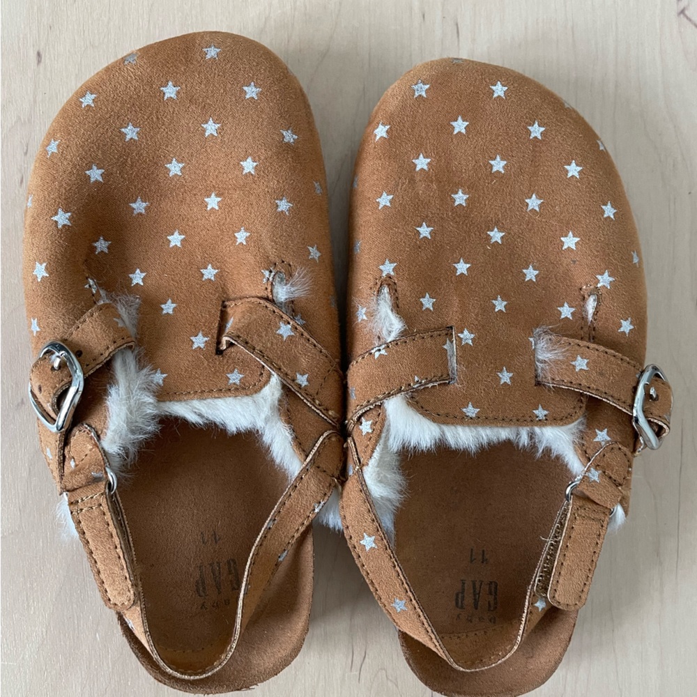 Toddler Girls Gap Clogs/ Sherpa Lined Slip-Ons